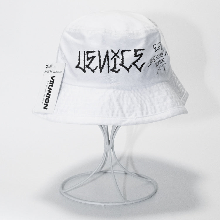 7UNION x ERIC DRESSEN Collaboration Bucket Hat (White) - YOUAREMYPOISON
