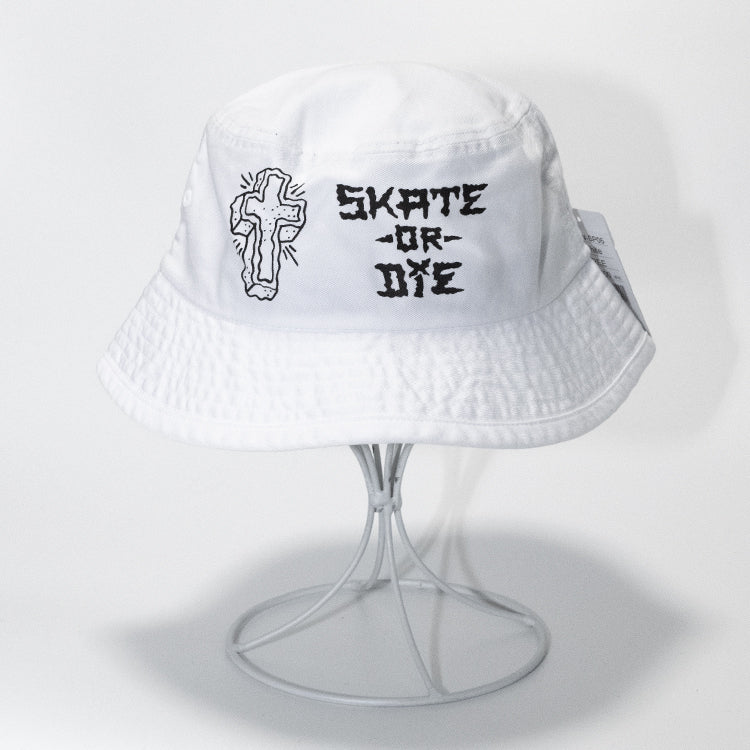 7UNION x ERIC DRESSEN Collaboration Bucket Hat (White) - YOUAREMYPOISON