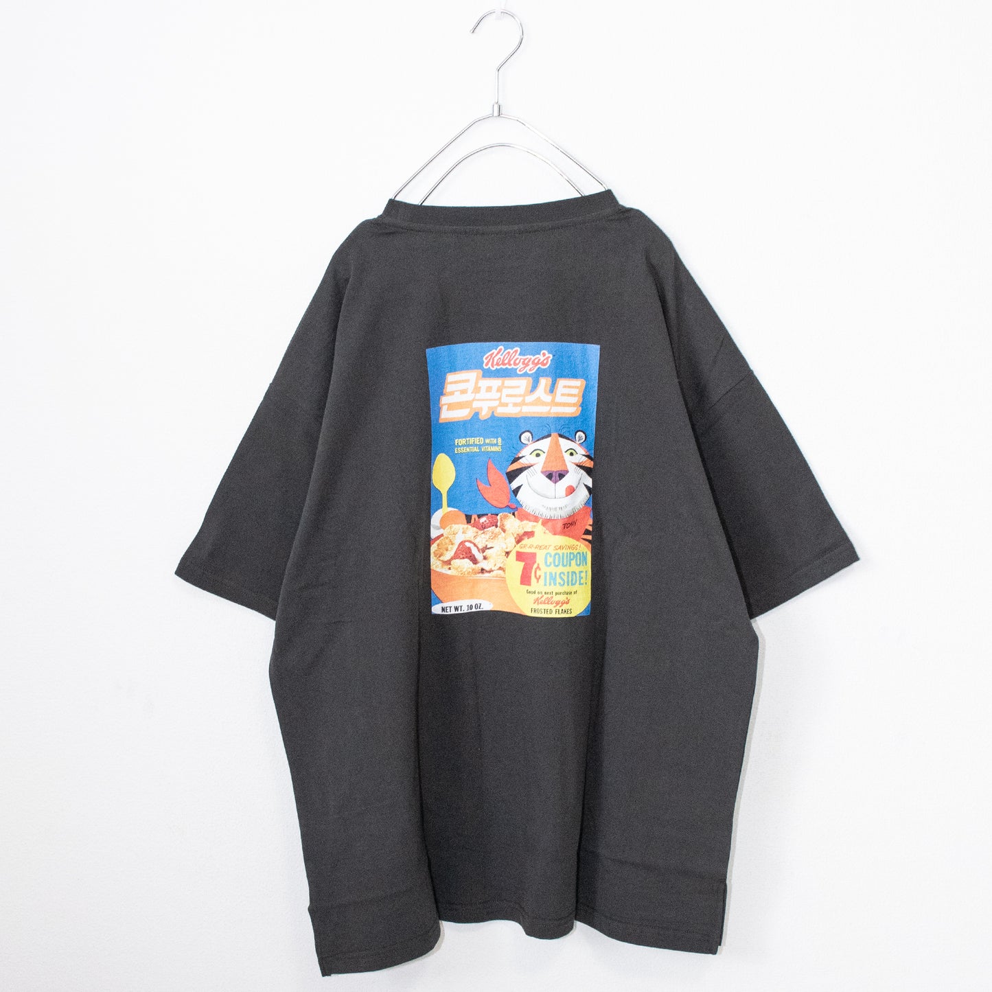 Kelloggs Box Print Oversized T-shirt (2 color) - YOUAREMYPOISON