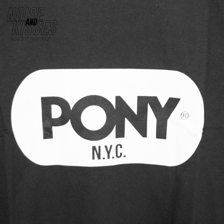 PONY NEW BOX LOGO tee T-shirt (2 color) - YOUAREMYPOISON