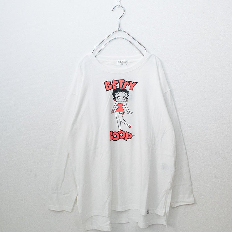 BETTY BOOP Neon Logo L/S T-shirt (3 color) - YOUAREMYPOISON