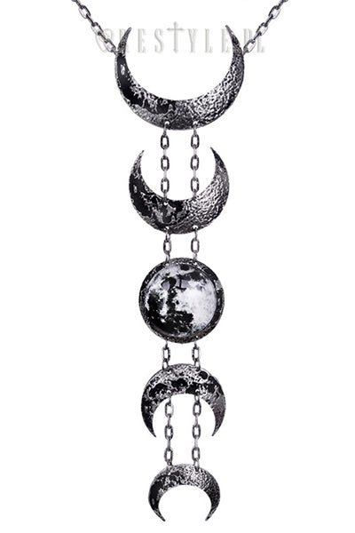 Restyle LUNAR SILVER NECKLACE - YOUAREMYPOISON