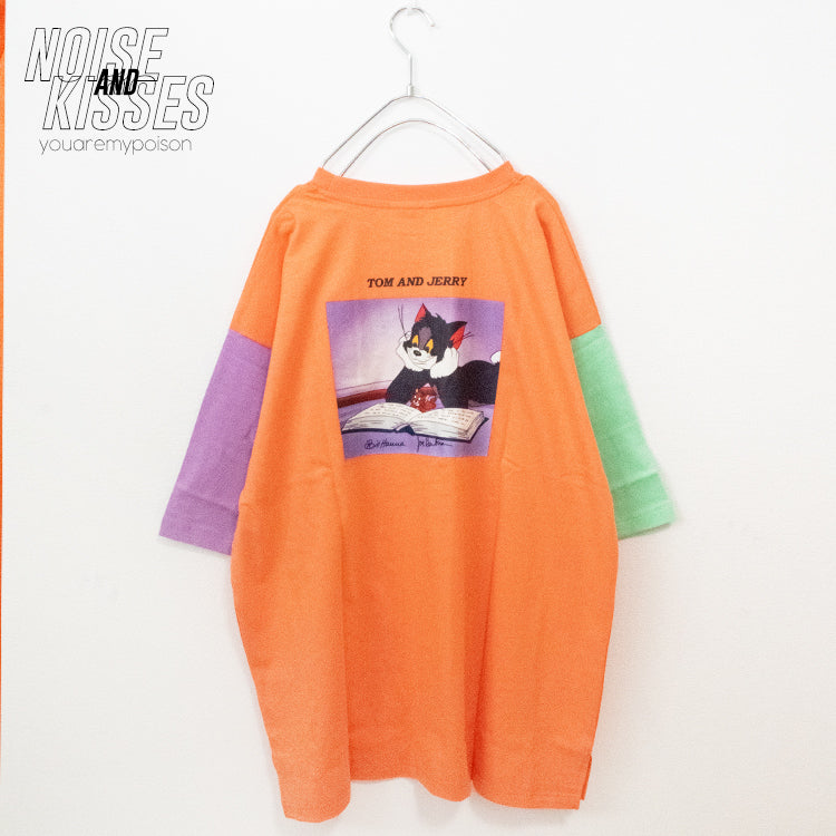Tom & Jerry Photo Back S/S T-shirt (2 color) - YOUAREMYPOISON
