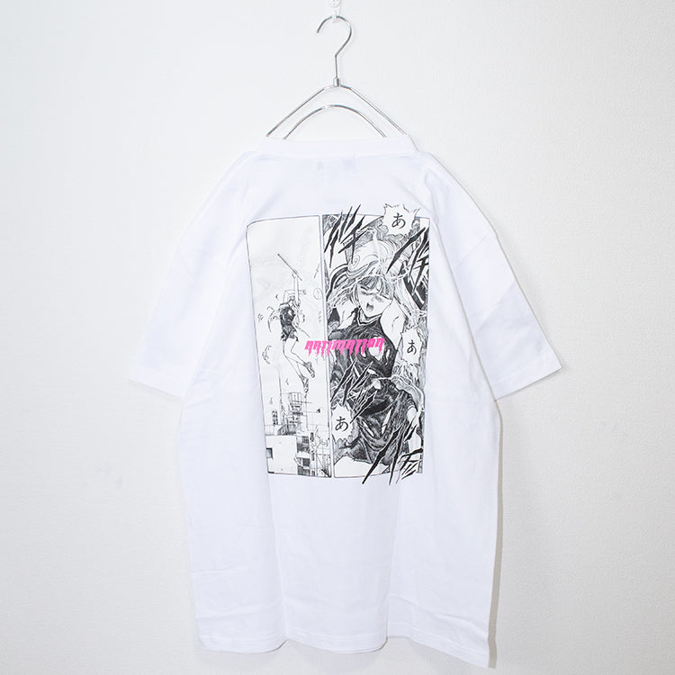 ARTIMATIONx VIDEO GIRL AI THUNDER ACTION S/S T-shirt (2 color) - YOUAREMYPOISON