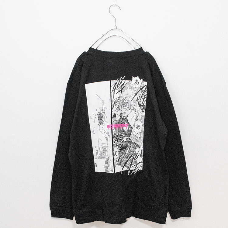 ARTIMATIONx電影少女(Video Girl Ai) THUNDER ACTION L/S T-shirt (2 color) - YOUAREMYPOISON