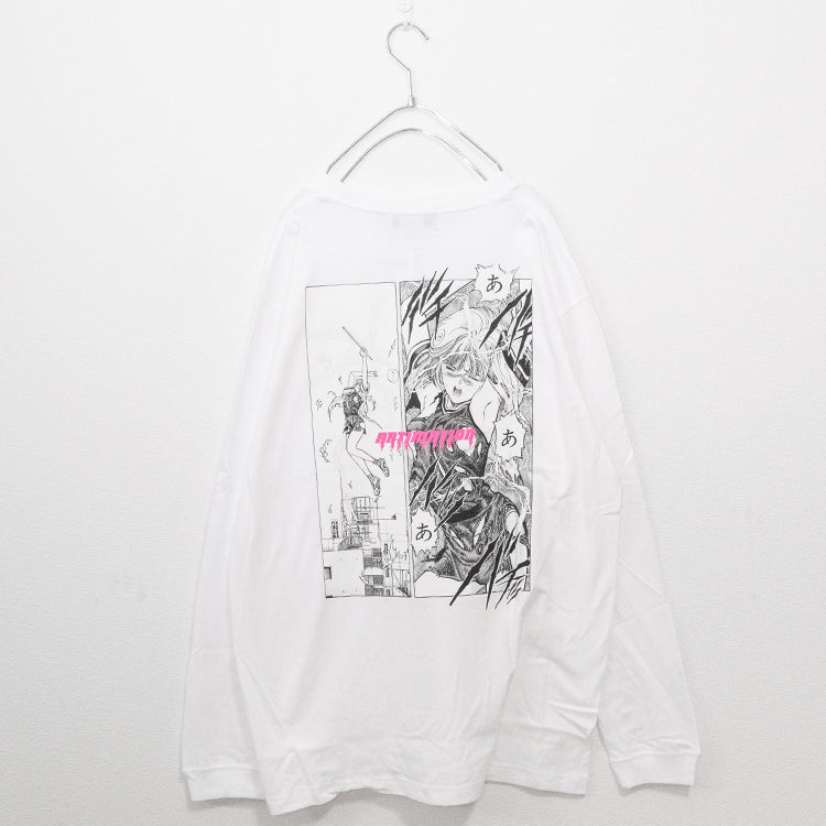 ARTIMATIONx電影少女(Video Girl Ai) THUNDER ACTION L/S T-shirt (2 color) - YOUAREMYPOISON