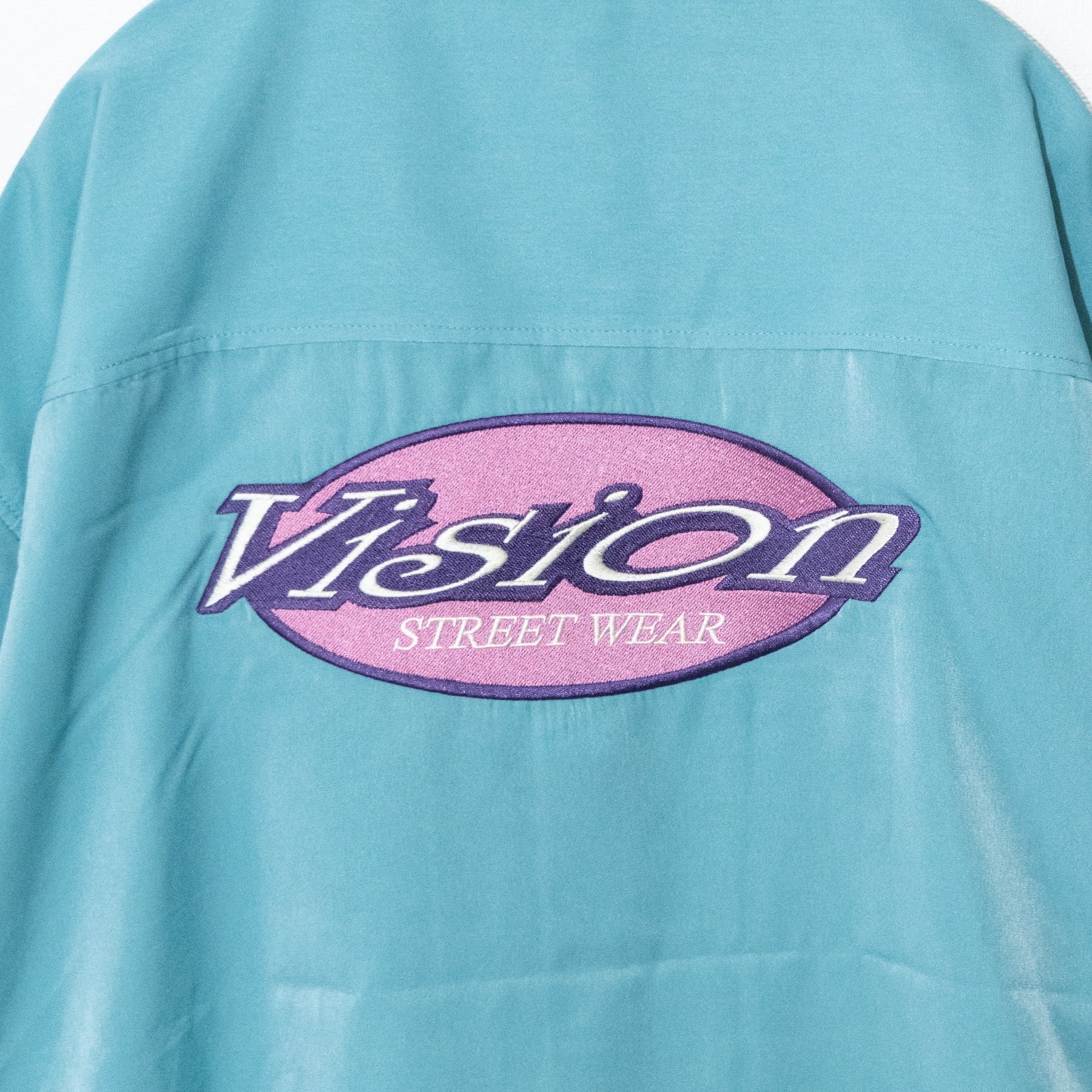 VISION STREET WEAR Circle Logo Open Collar S/S Shirt (2 color) - YOUAREMYPOISON