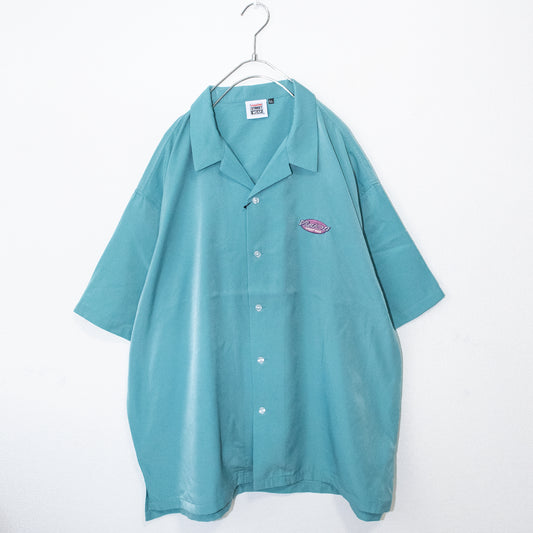 VISION STREET WEAR Circle Logo Open Collar S/S Shirt (2 color) - YOU ARE MY POISON